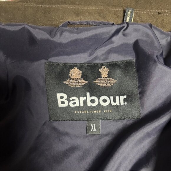 Barbour Quilted Lutz Jacket XL Navy - Picture 4 of 8